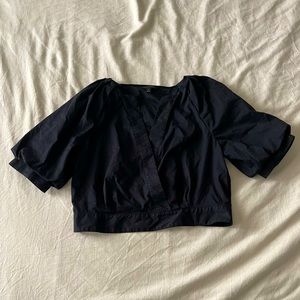 Banana Republic Factory Faux Wrap Top - M